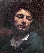 Self portrait with pipe. Gustave Courbet